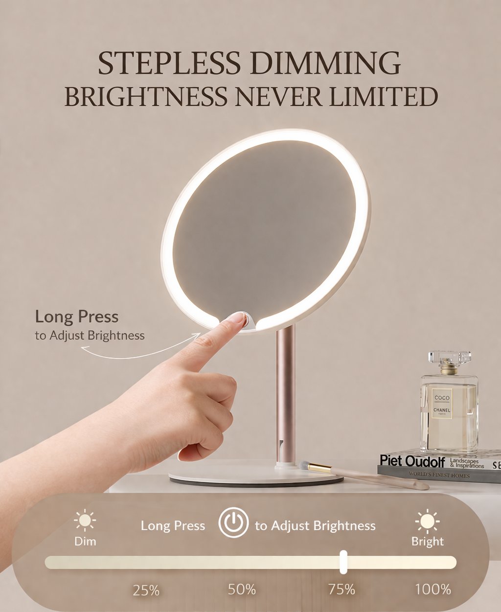 Novra-Glow™ LED Vanity Mirror