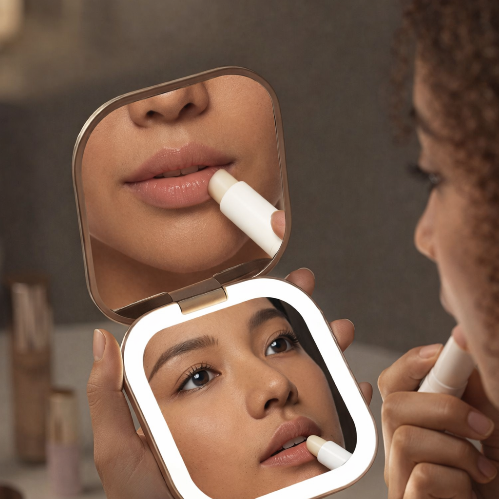 Novra-Glow™ LED Compact Mirror